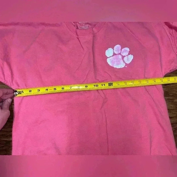 Oversized Clemson Shirt Size Small Pink - Picture 7 of 10